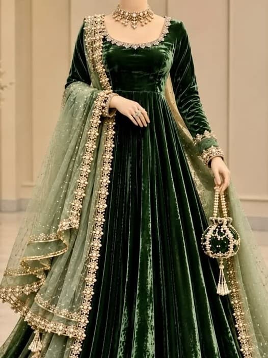 Shehnai Handcrafted Bridal Dress thumbnail 2