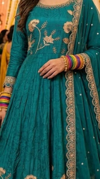 Zulekha Embroidered Bridal Dress thumbnail 3