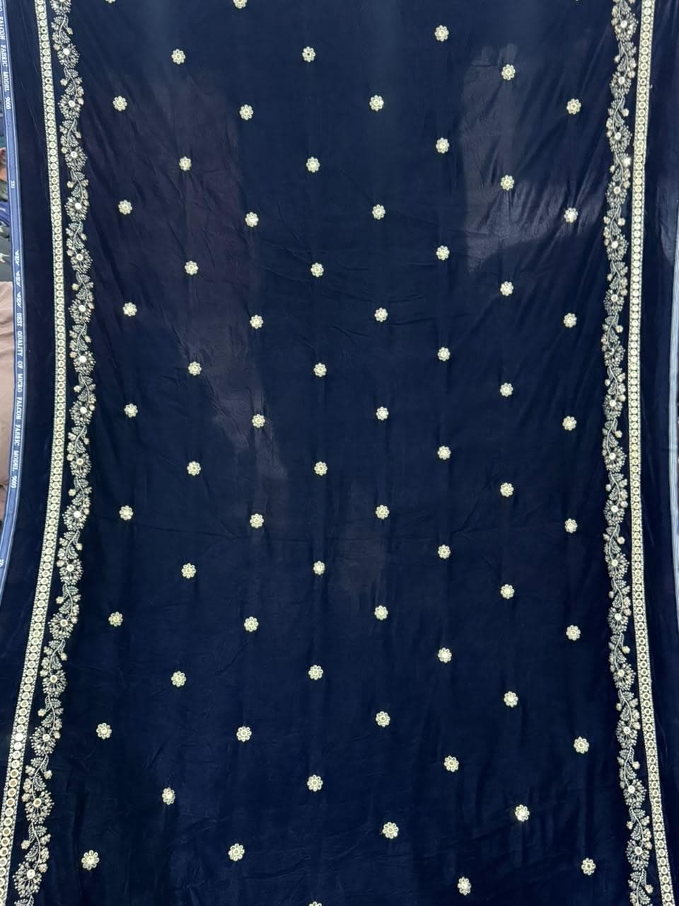 Suraiya Regal Velvet Gown - Luxury Velvet Wholesale Pakistani Suit