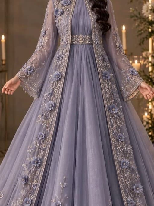 Zehra Embroidered Maxi Dress thumbnail 2