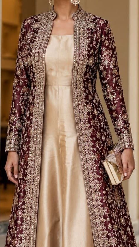 Zuleikha Embroidered Maxi Dress thumbnail 3