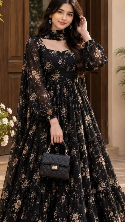 Dhanak Handcrafted Maxi Dress thumbnail 2