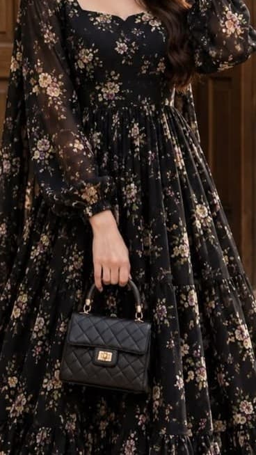 Dhanak Handcrafted Maxi Dress thumbnail 3