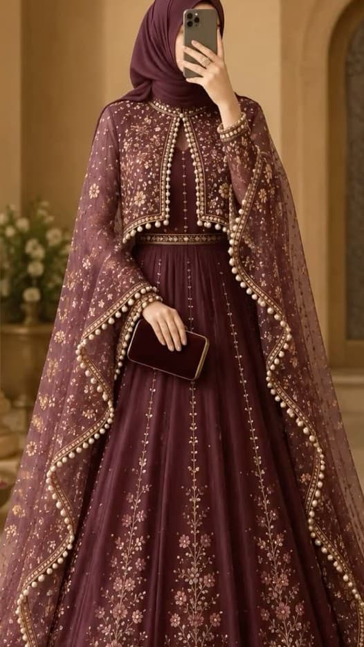 Gul-e-Rana Handcrafted Party Dress thumbnail 2