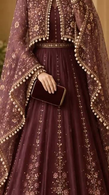 Gul-e-Rana Handcrafted Party Dress thumbnail 3