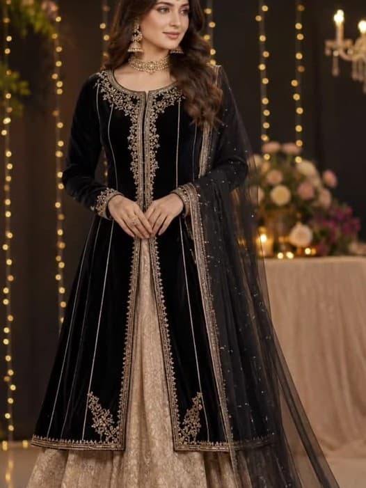 Anum Handcrafted Party Dress thumbnail 2