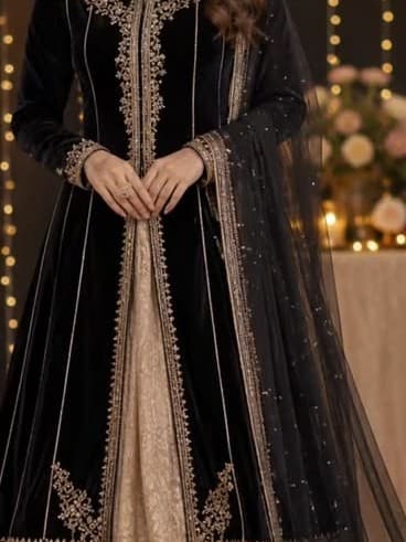 Anum Handcrafted Party Dress thumbnail 3