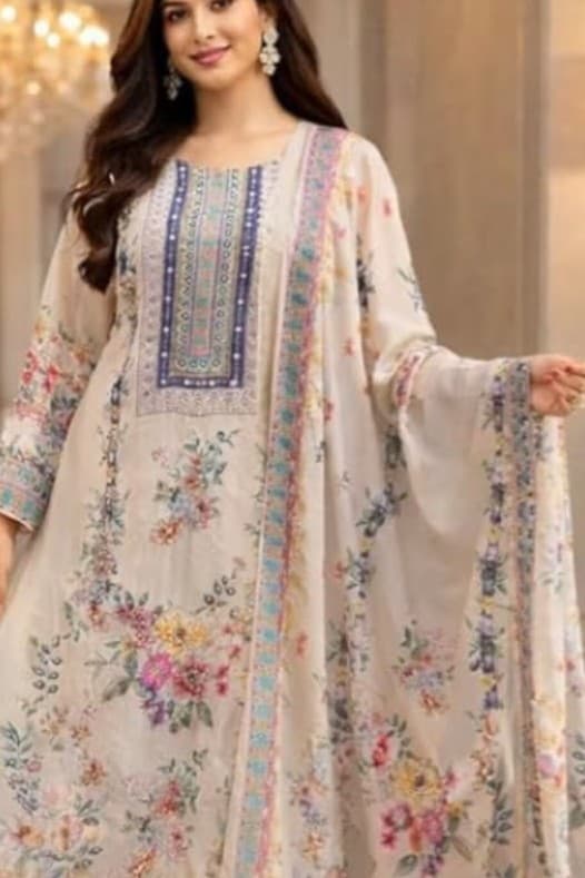 Sahar Luxury Lawn Suit thumbnail 2