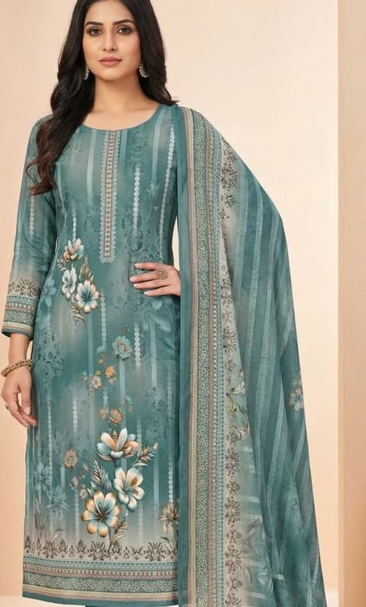 Bahaar Embroidered Lawn Suit thumbnail 2
