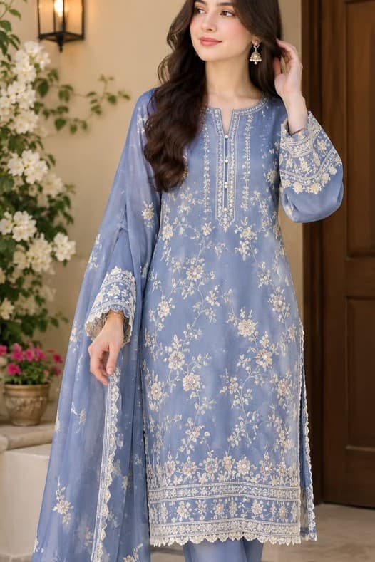 Farah Luxury Lawn Suit thumbnail 2