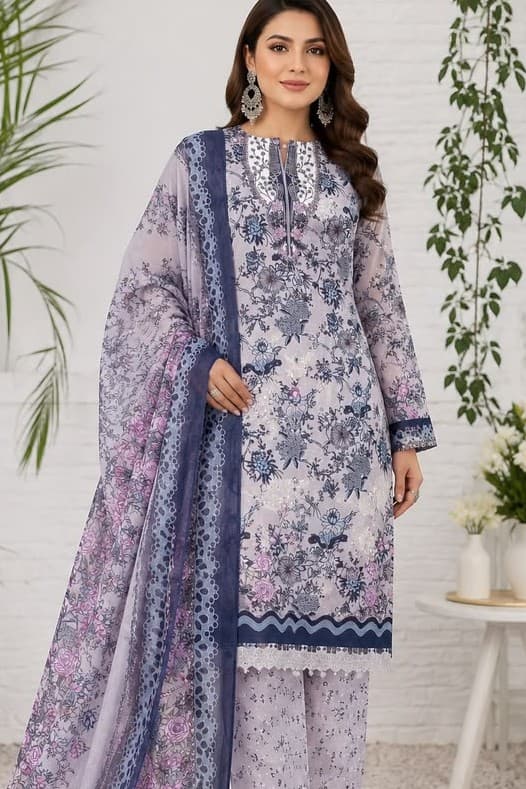 Dania Luxury Lawn Suit thumbnail 2