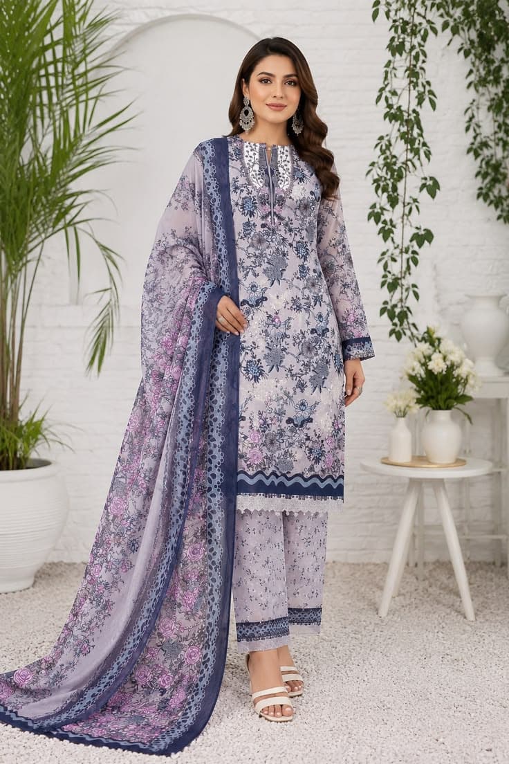 Dania Luxury Lawn Suit - Premium Lawn Wholesale Pakistani Suit