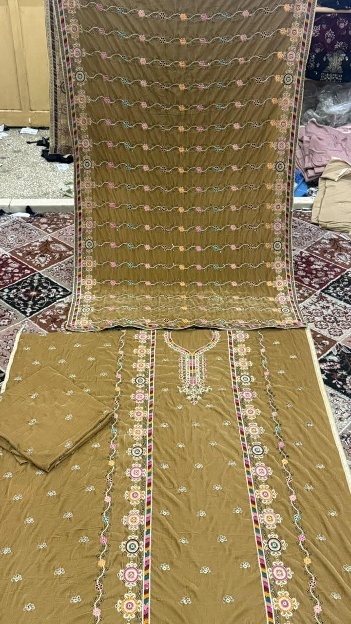 Bano Luxury Velvet Ensemble - Luxury Velvet Wholesale Pakistani Suit