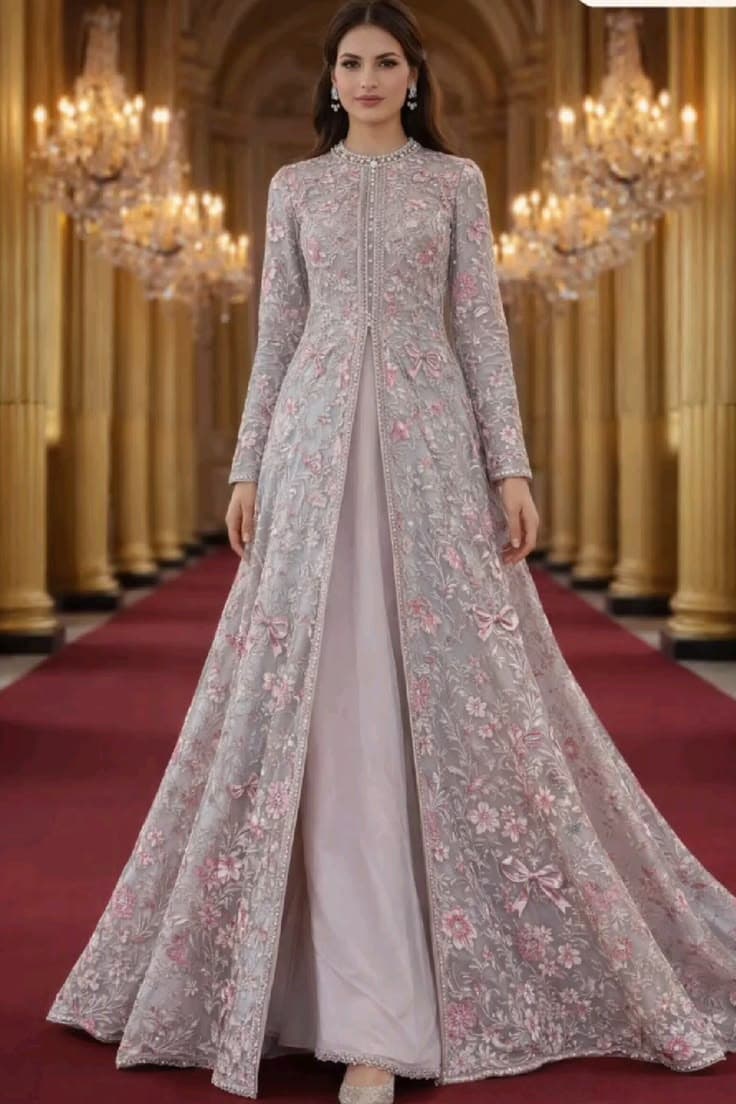 Soraya Handcrafted Maxi Dress - Maxi Wholesale Pakistani Suit