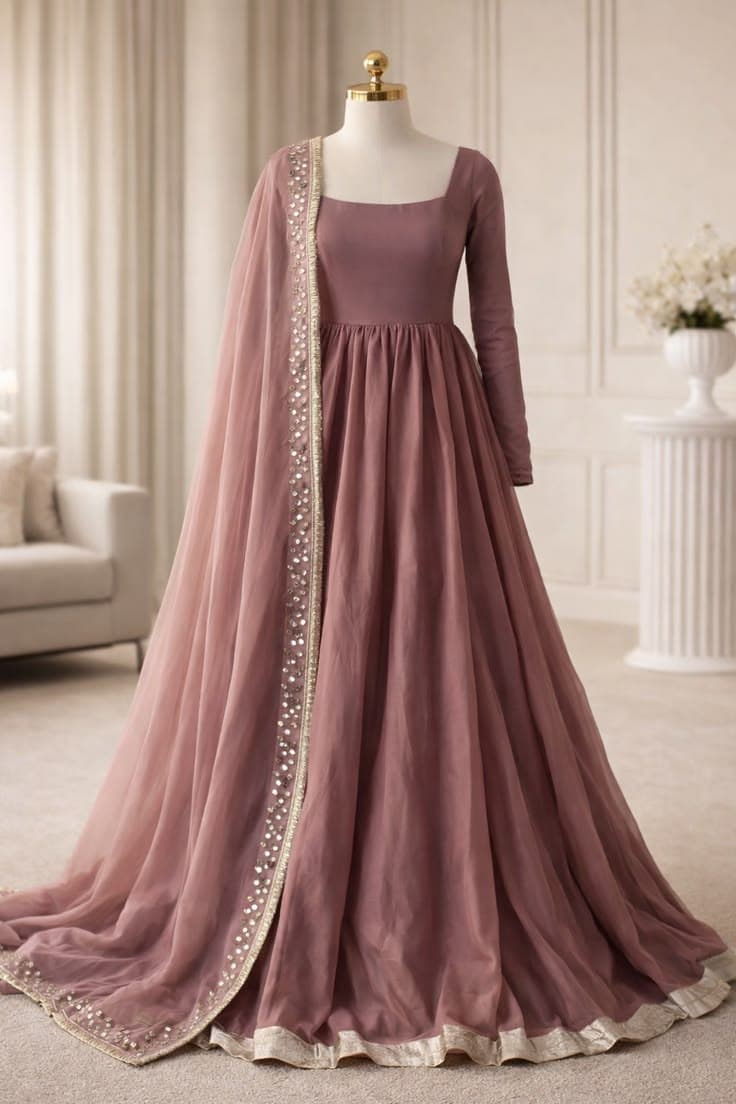 Fiza Embroidered Maxi Dress - Maxi Wholesale Pakistani Suit