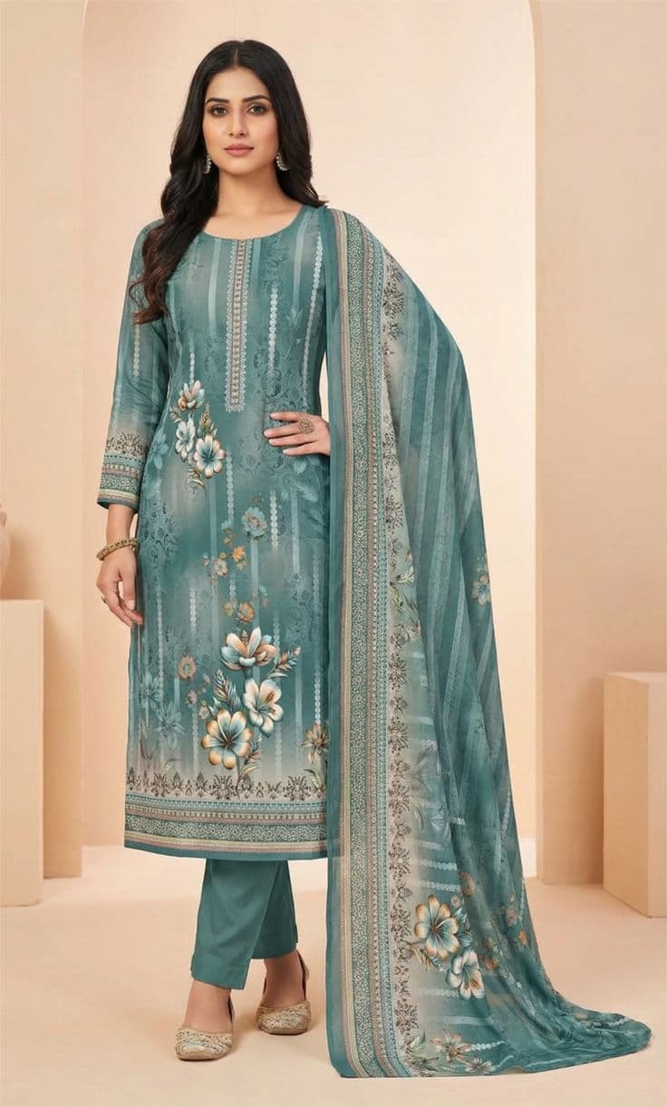Bahaar Embroidered Lawn Suit - Premium Lawn Wholesale Pakistani Suit