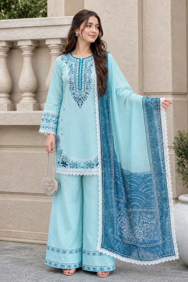 Afreen Luxury Lawn Suit - Premium Lawn Wholesale Pakistani Suit